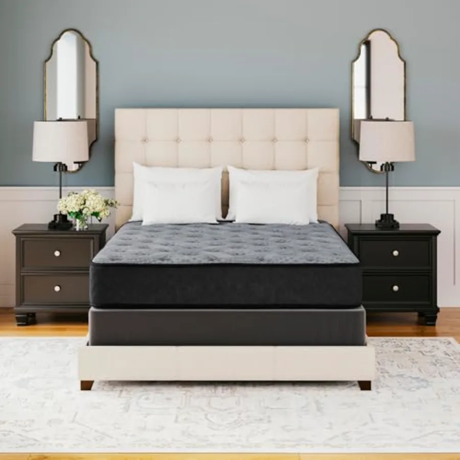 Queen Size Comfort Plus Hybrid Mattress with Memory and Quilt view 3
