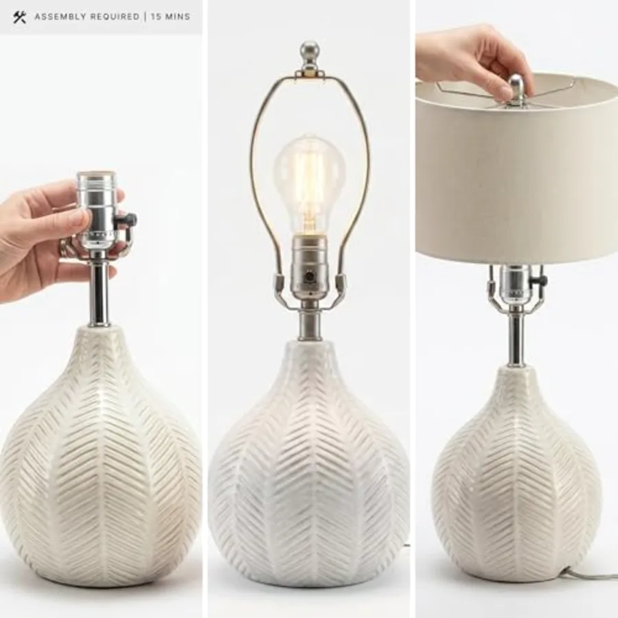Rainermen Casual Ceramic Table Lamp view 3