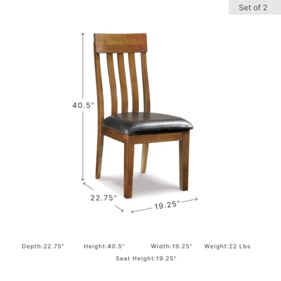 Ralene Rake Back 19" Dining Room Chair 2 Count view 3