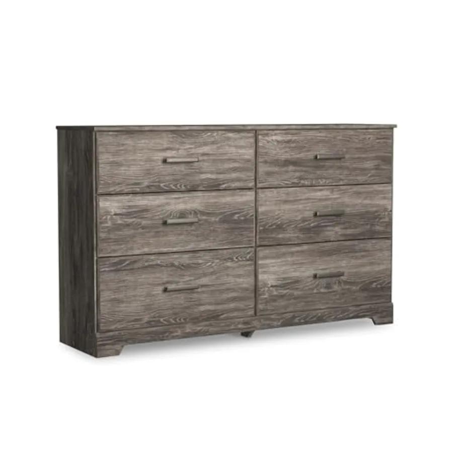 Ralinksi 6-Drawer Rustic Gray Double Dresser