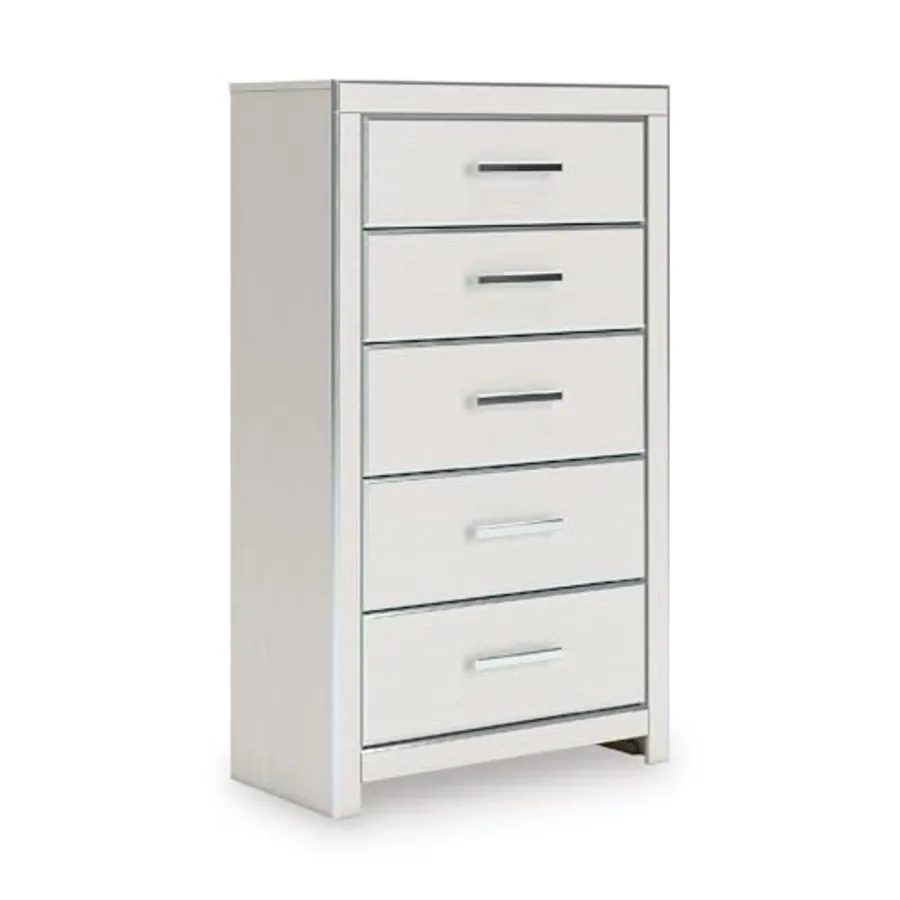 Ravalori Contemporary 5-Drawer Chest with Wood Finish