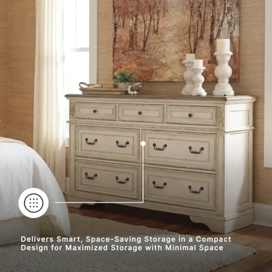 Realyn French Country 7 Drawer Dresser view 5