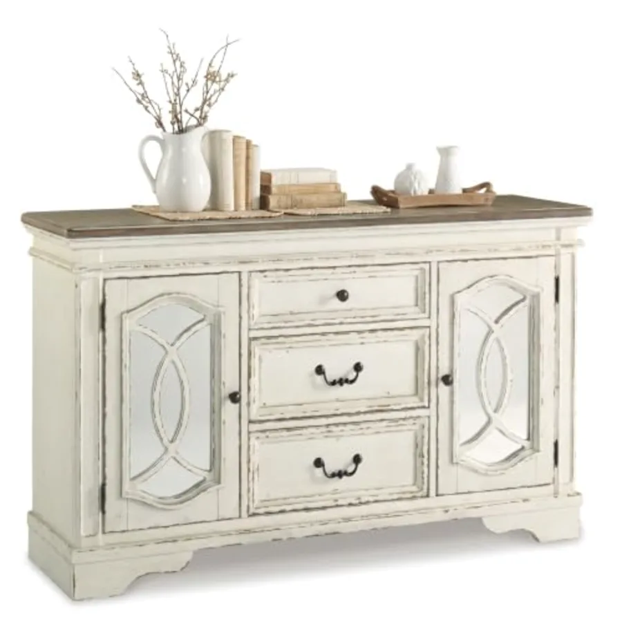 Realyn French Country Distressed Dining Room Server