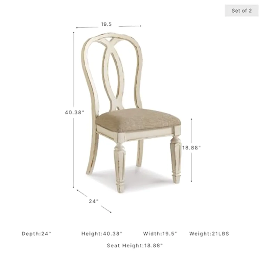 Realyn French Country Ribbon Back Dining Chair view 3