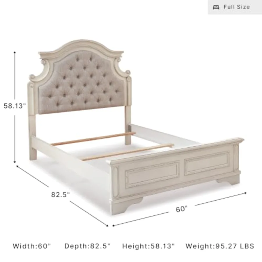 Realyn Full Upholstered Panel Bed view 2