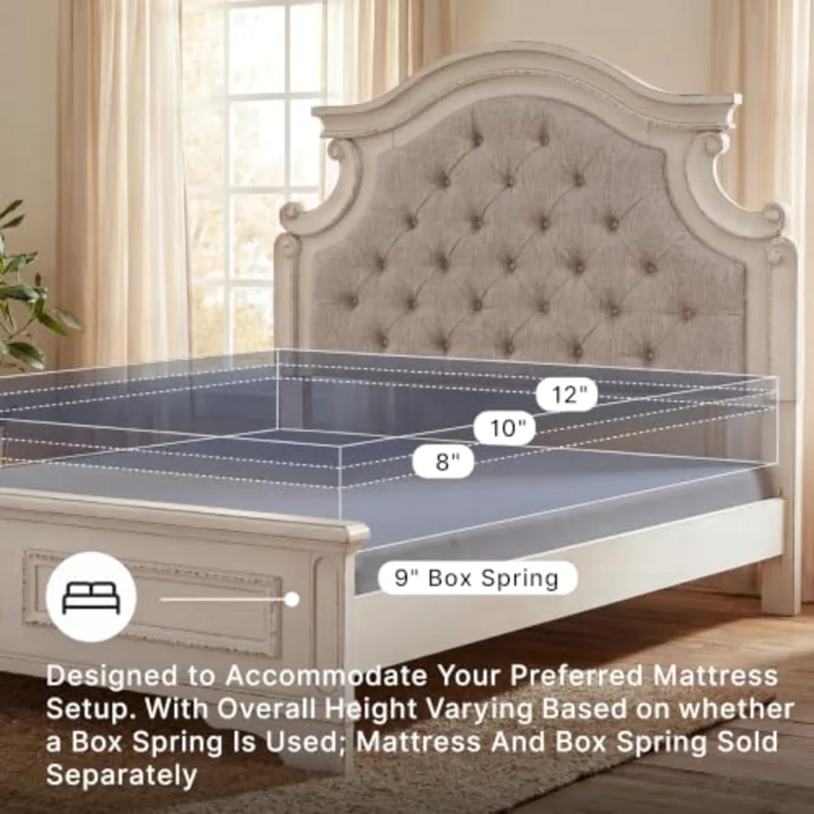 Realyn Full Upholstered Panel Bed view 5