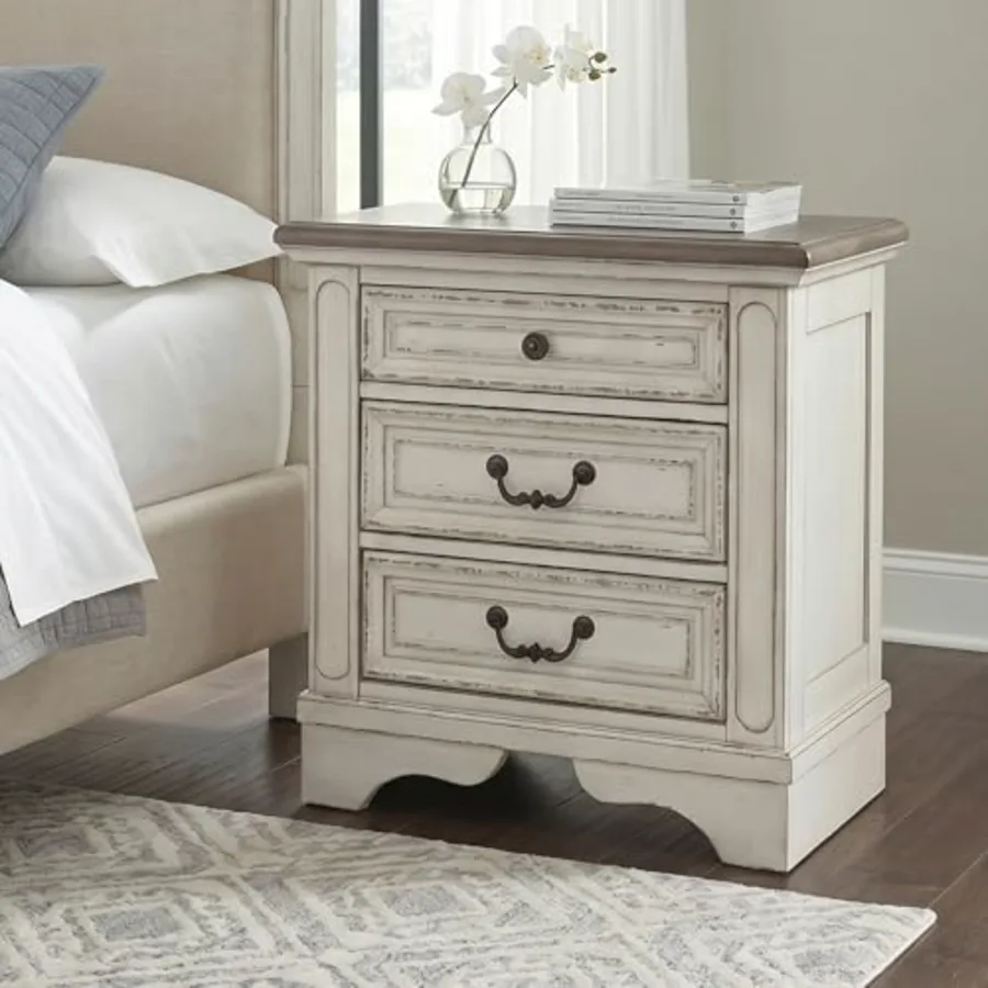 Realyn Nightstand with USB Charging Station view 2