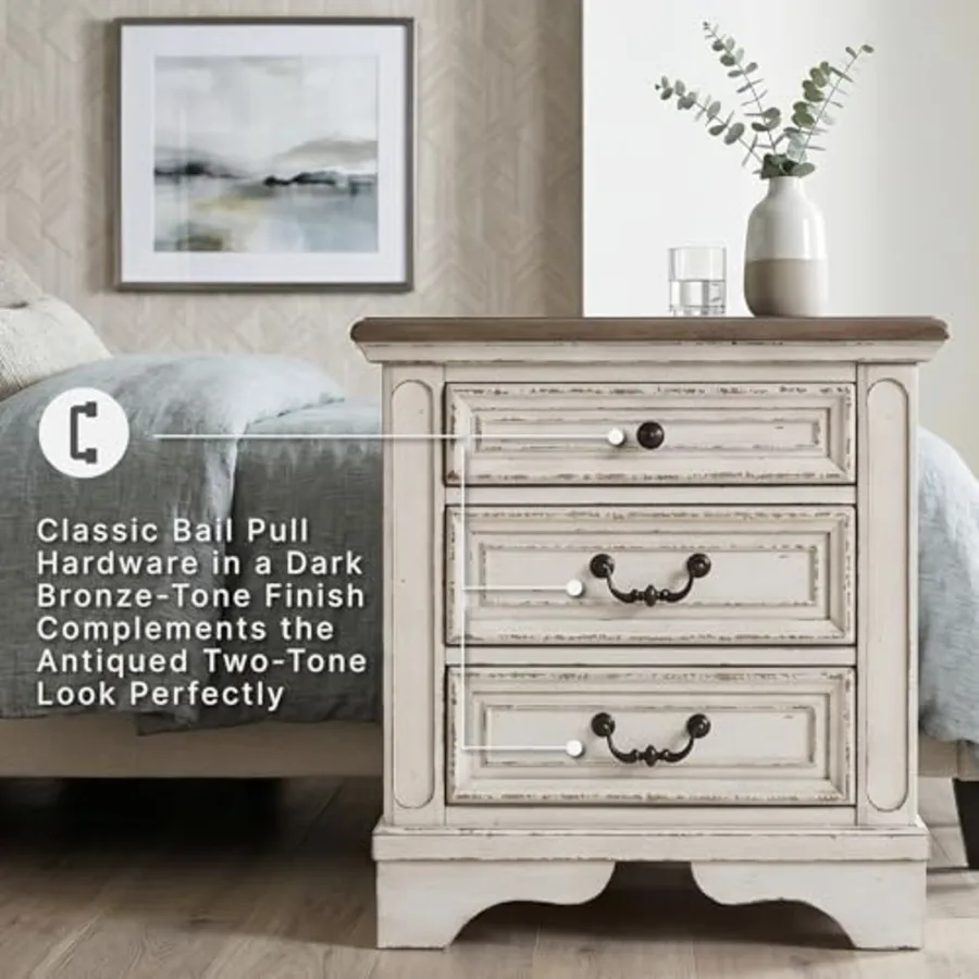 Realyn Nightstand with USB Charging Station view 5