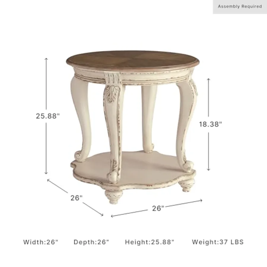 Realyn Round End Table view 3
