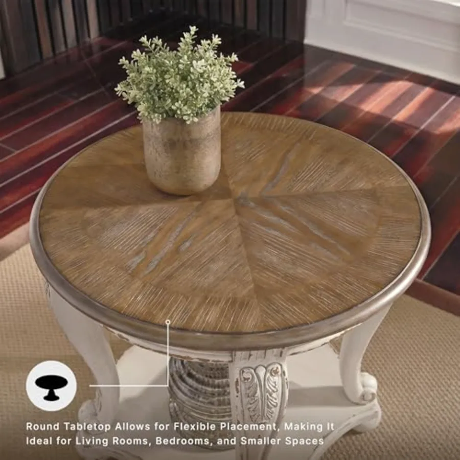 Realyn Round End Table view 4