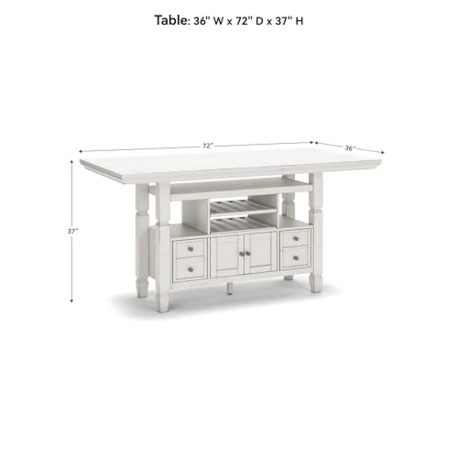 Robbinsdale 72-Inch Counter Height Dining Table with Kitchen view 3
