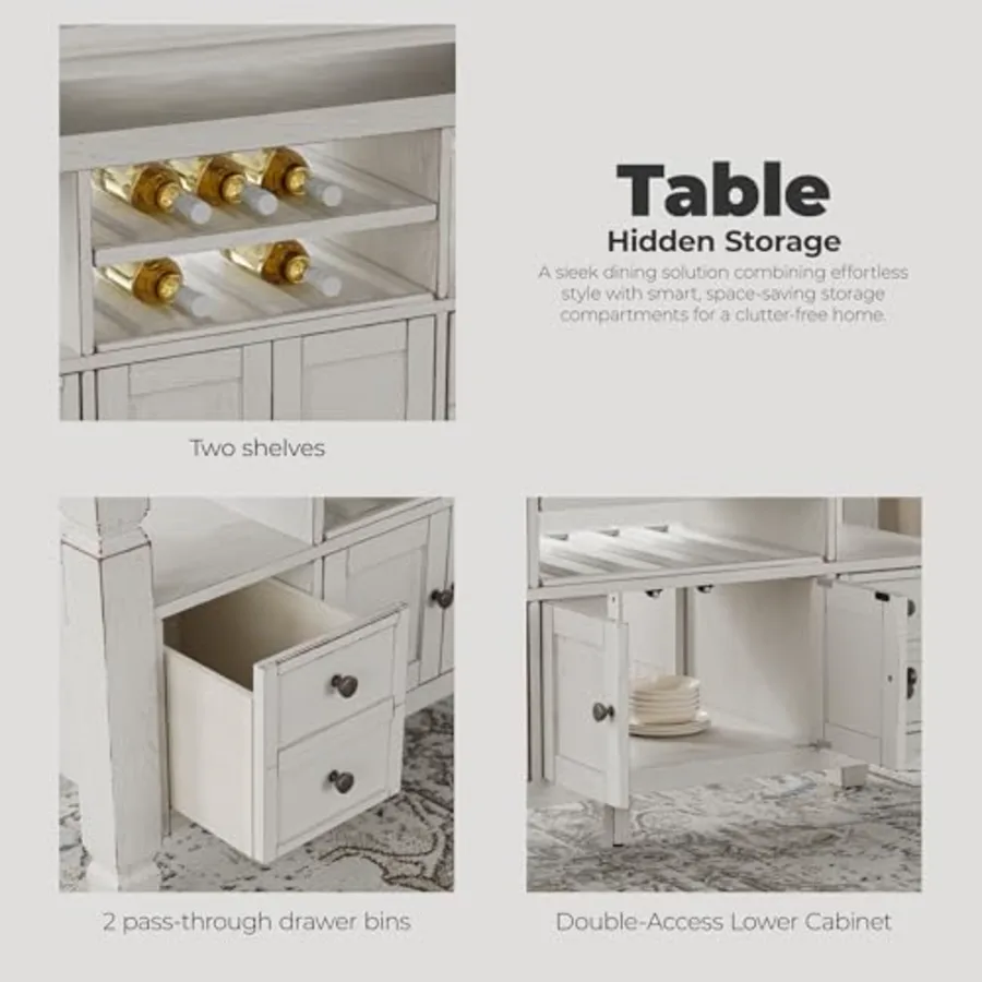 Robbinsdale 72-Inch Counter Height Dining Table with Kitchen view 5