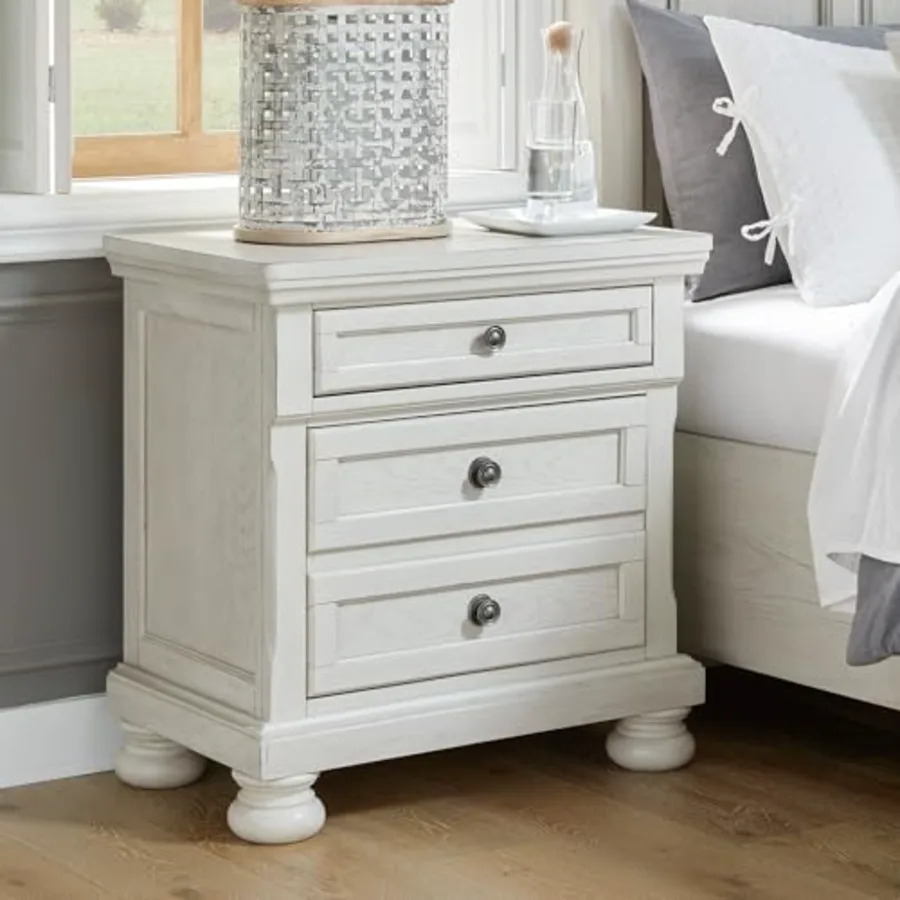 Robbinsdale Traditional 2 Drawer Night Stand view 2
