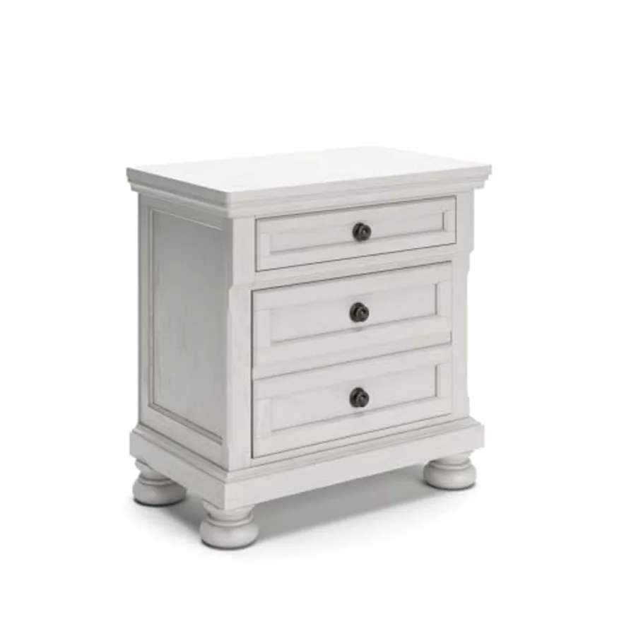 Robbinsdale Traditional 2 Drawer Night Stand