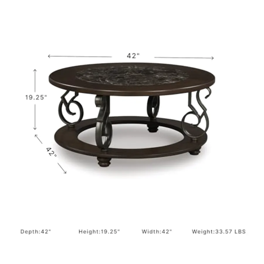Round Coffee Table view 3