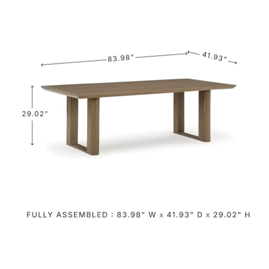 Serene Bay 6-Person Outdoor Dining Table view 3
