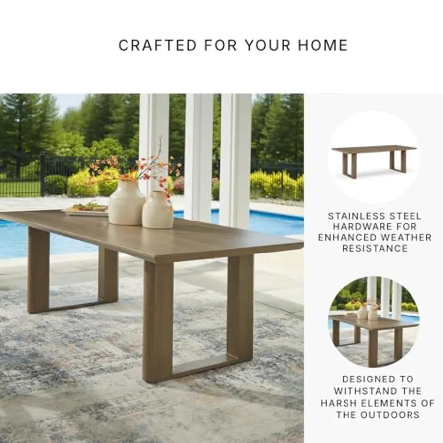 Serene Bay 6-Person Outdoor Dining Table view 5