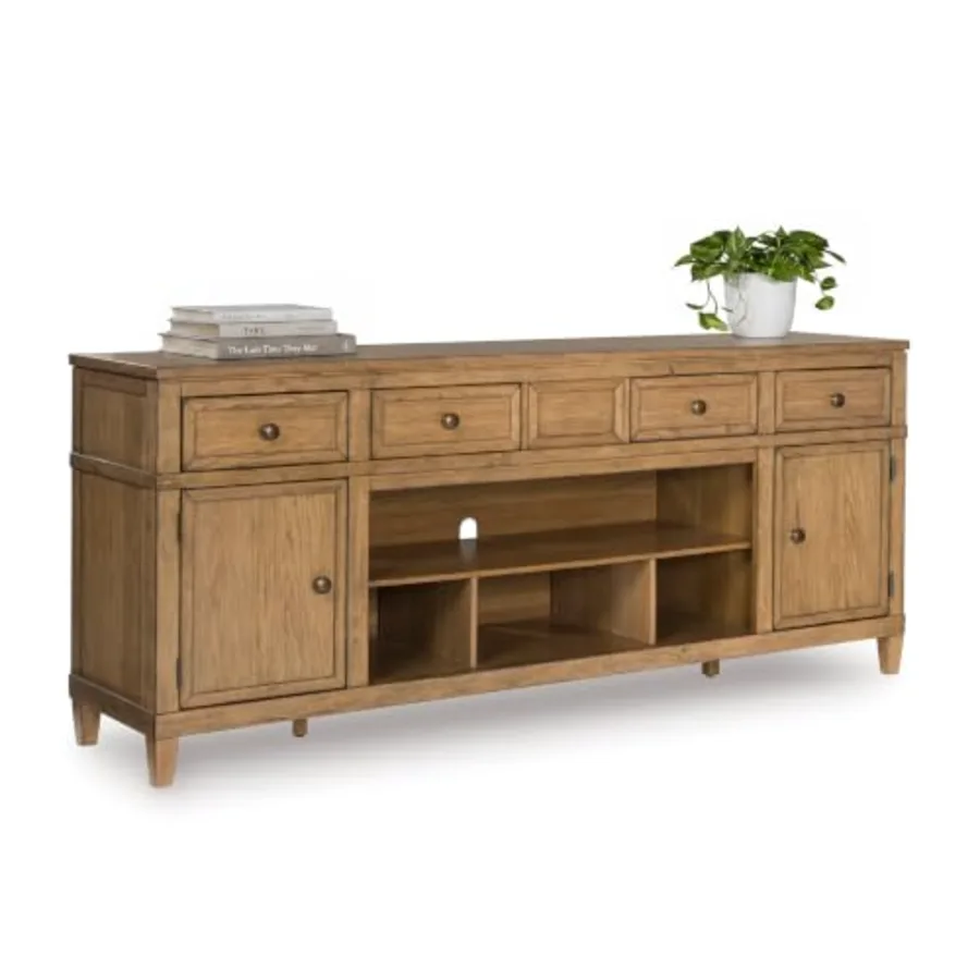 Sharlance 81" Wood TV Stand for TVs up to 93"