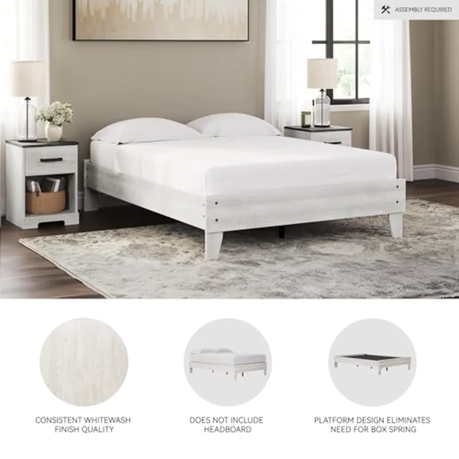 Shawburn Full Wood Platform Bed view 4