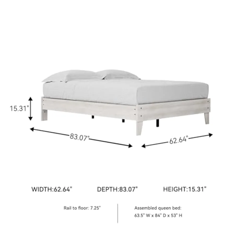 Shawburn Queen Platform Bed view 3