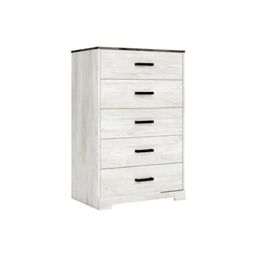 Shawburn Rustic 5 Drawer Chest of Smooth-Gliding Drawers
