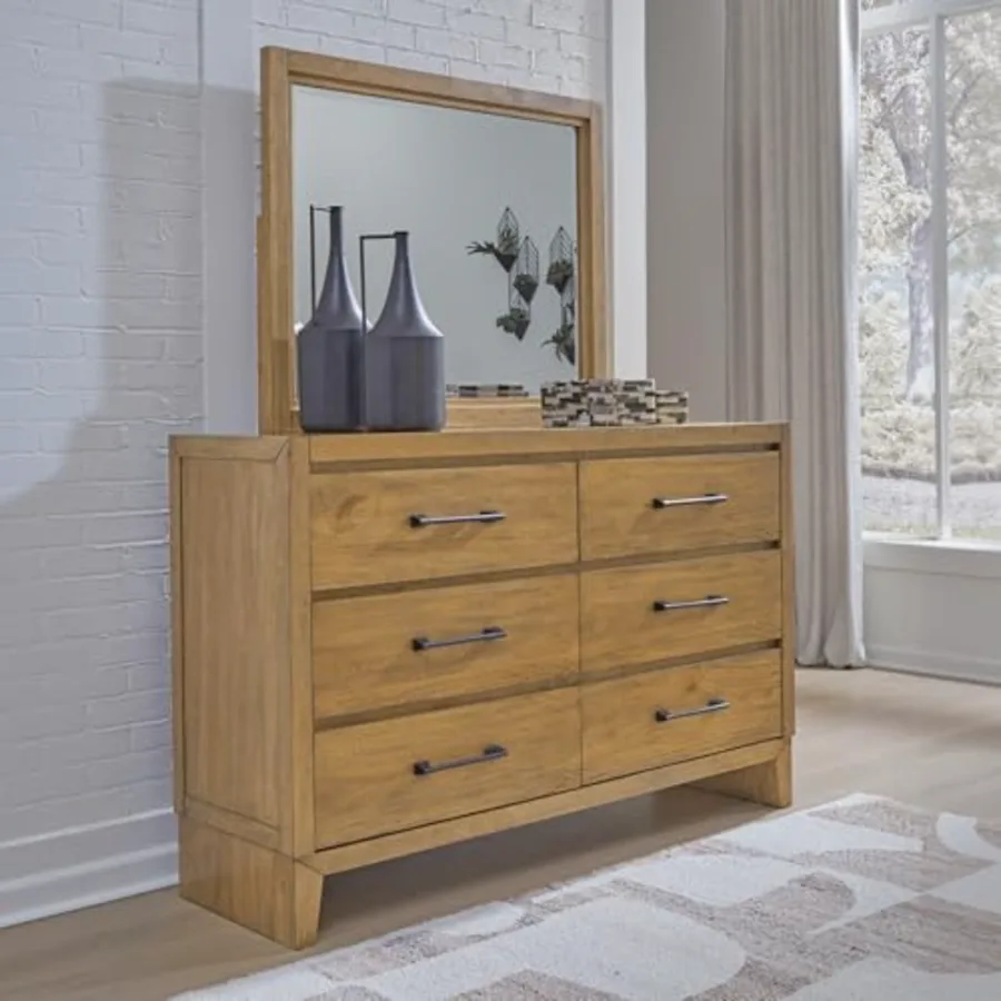 Sherbana 6-Drawer Dresser and Mirror view 2