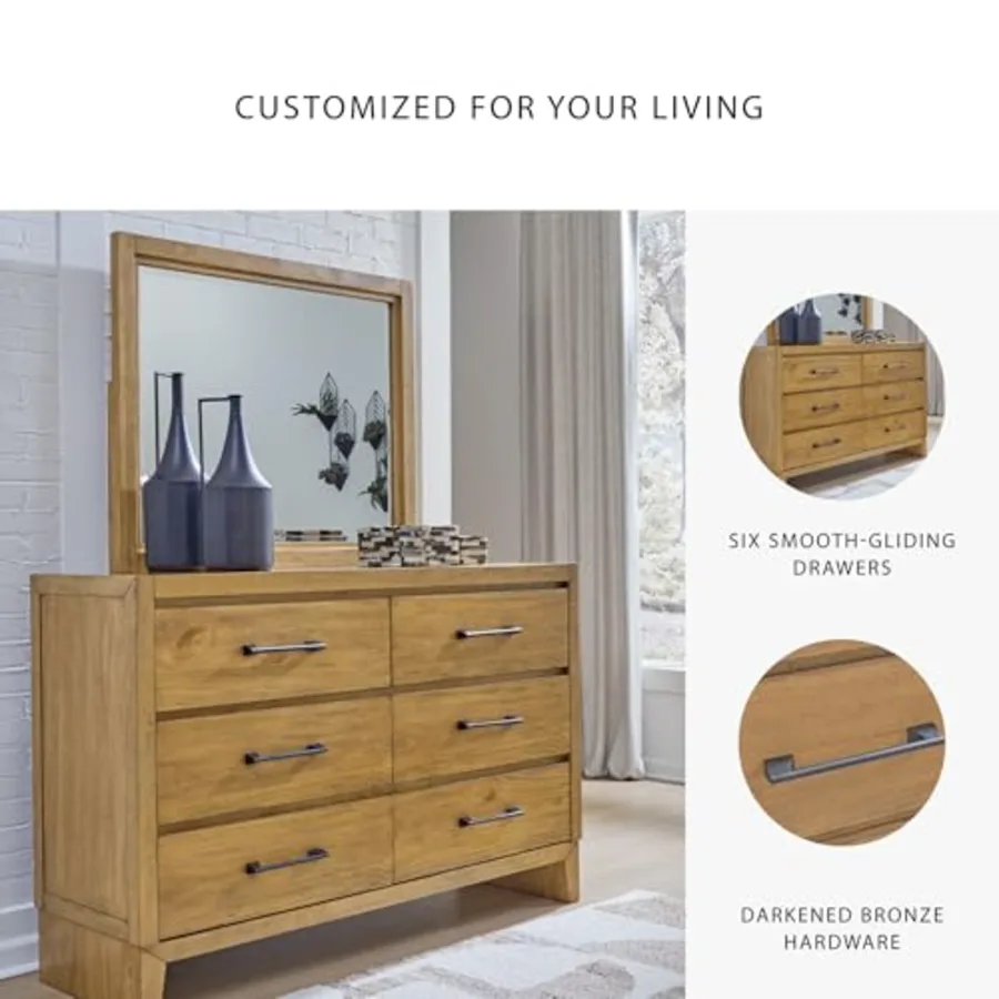 Sherbana 6-Drawer Dresser and Mirror view 5