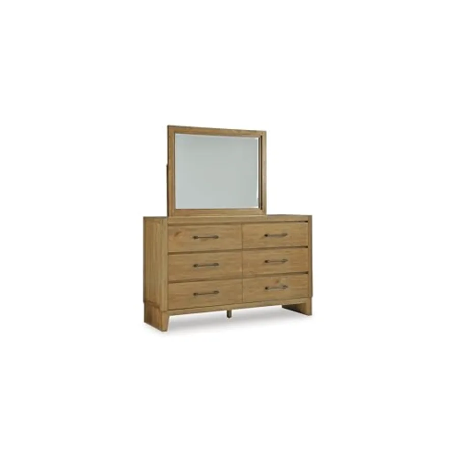 Sherbana 6-Drawer Dresser and Mirror