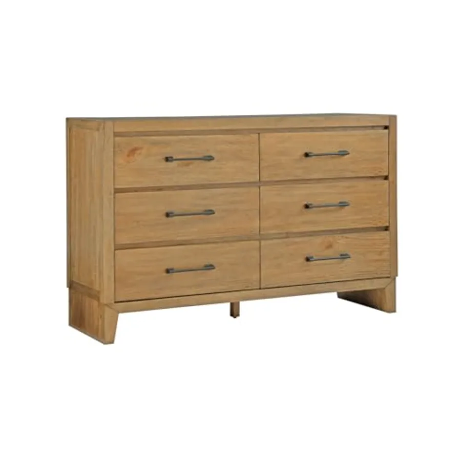 Sherbana Casual 6-Drawer Dresser with Safety Stop