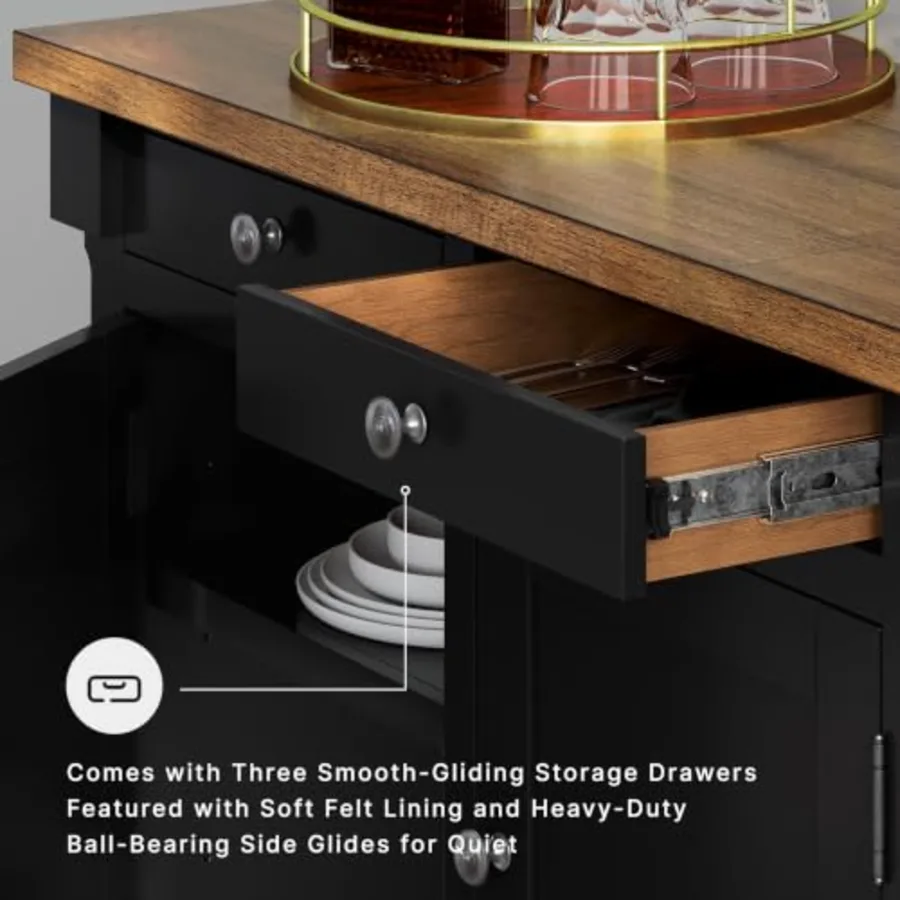 Sideboard Buffet Cabinet with Storage view 5