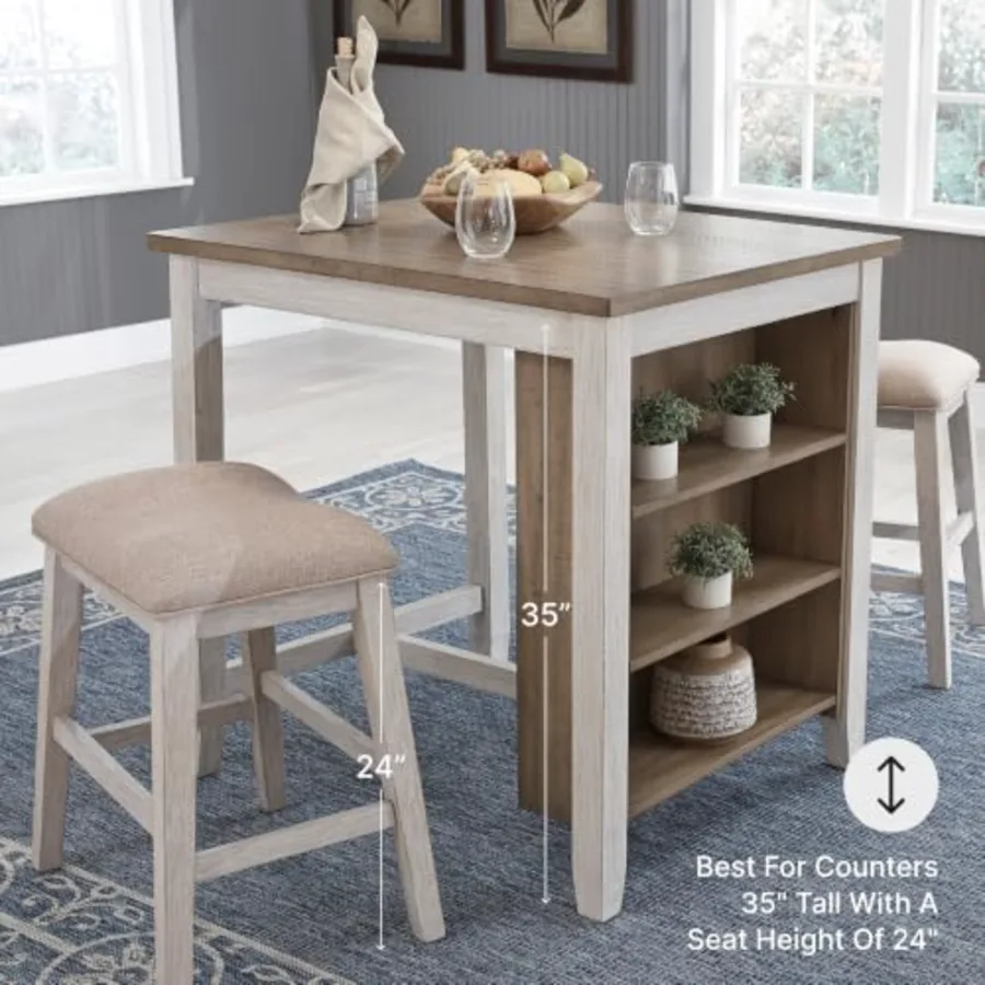 Skempton Modern 24" Counter Height Upholstered Barstool view 4