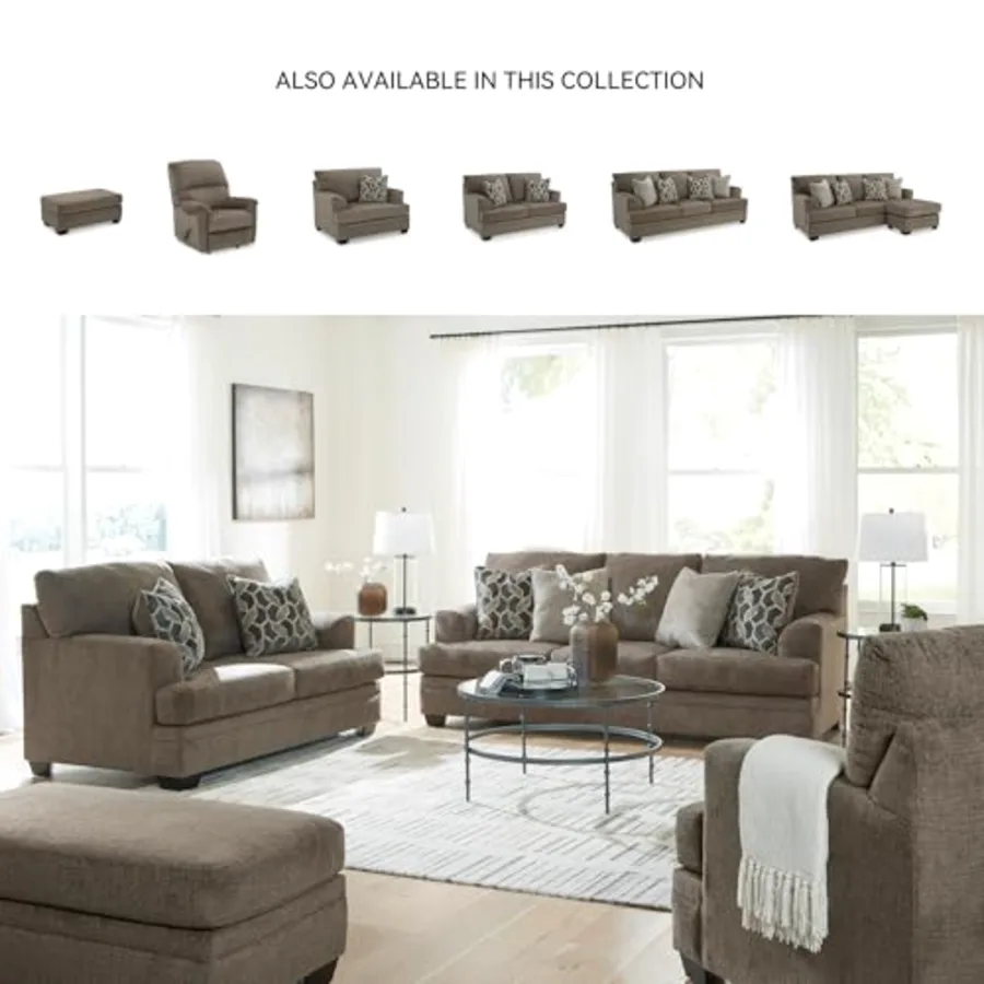 Stonemeade 3 Seat Chenille Sofa view 5
