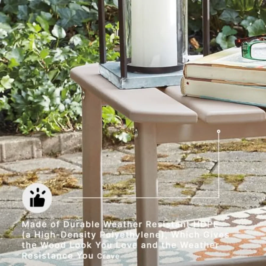 Sundown Treasure Outdoor Patio HDPE Weather Resistant End view 5