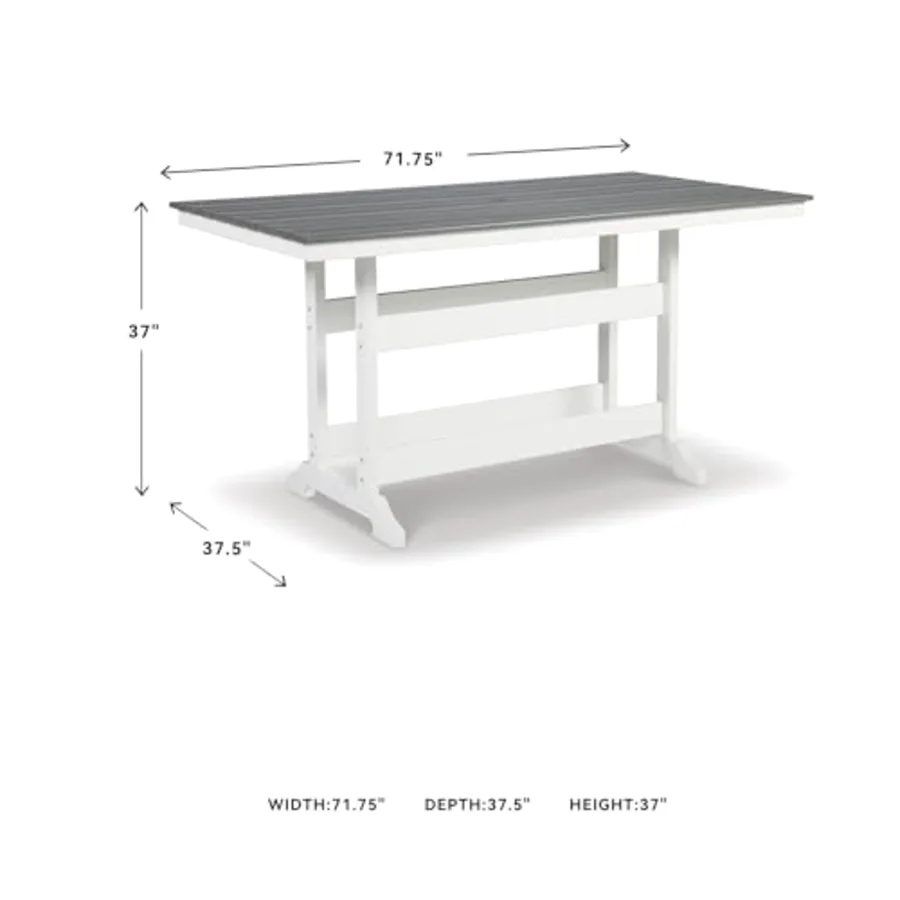 Transville Outdoor Counter Height Dining Table view 3