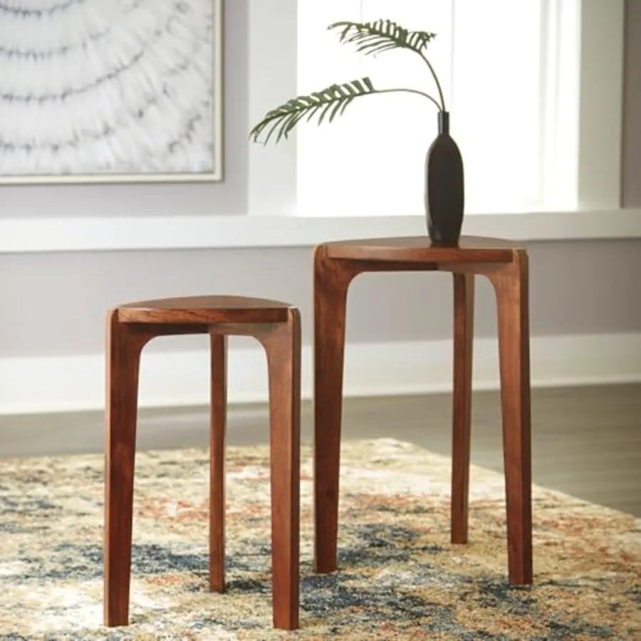 Triangular Nesting Side Tables view 2
