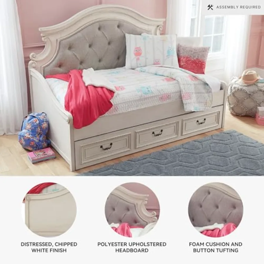 Tufted Twin Daybed with Storage view 4
