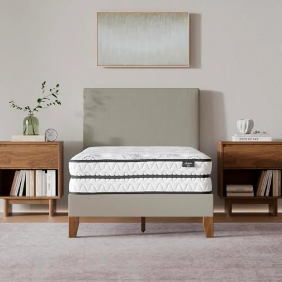 Twin Size Chime 10 Inch Medium Firm Hybrid Mattress