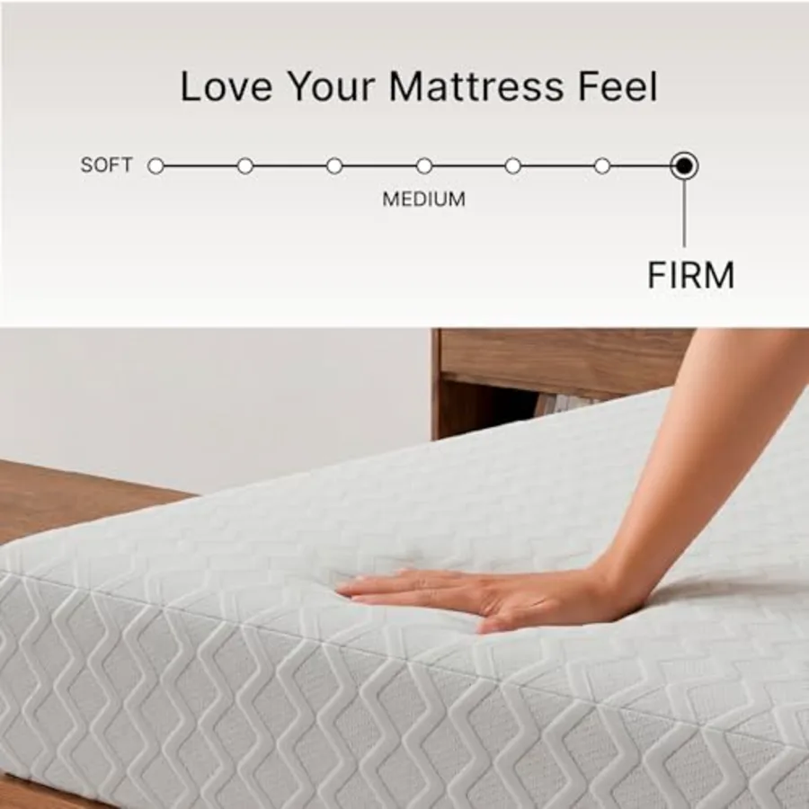 Twin Size Chime 10 Inch Medium Firm Memory Foam Mattress view 5