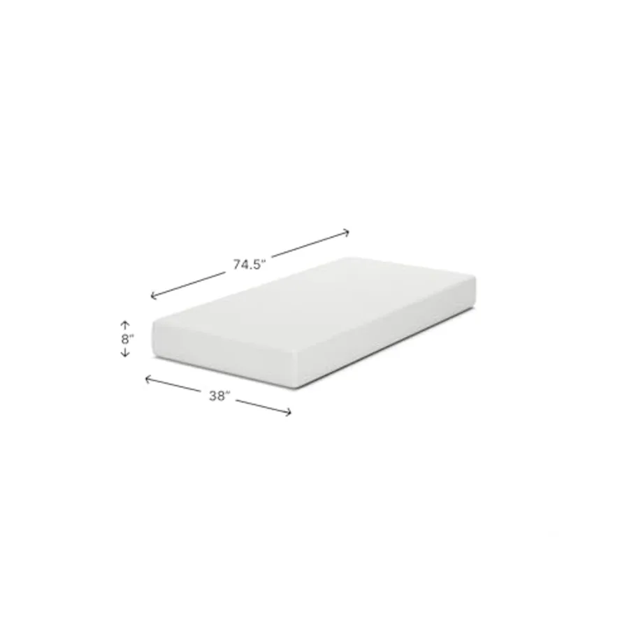 Twin Size Chime 8 Inch Medium Firm Gel Memory Foam Mattress view 2