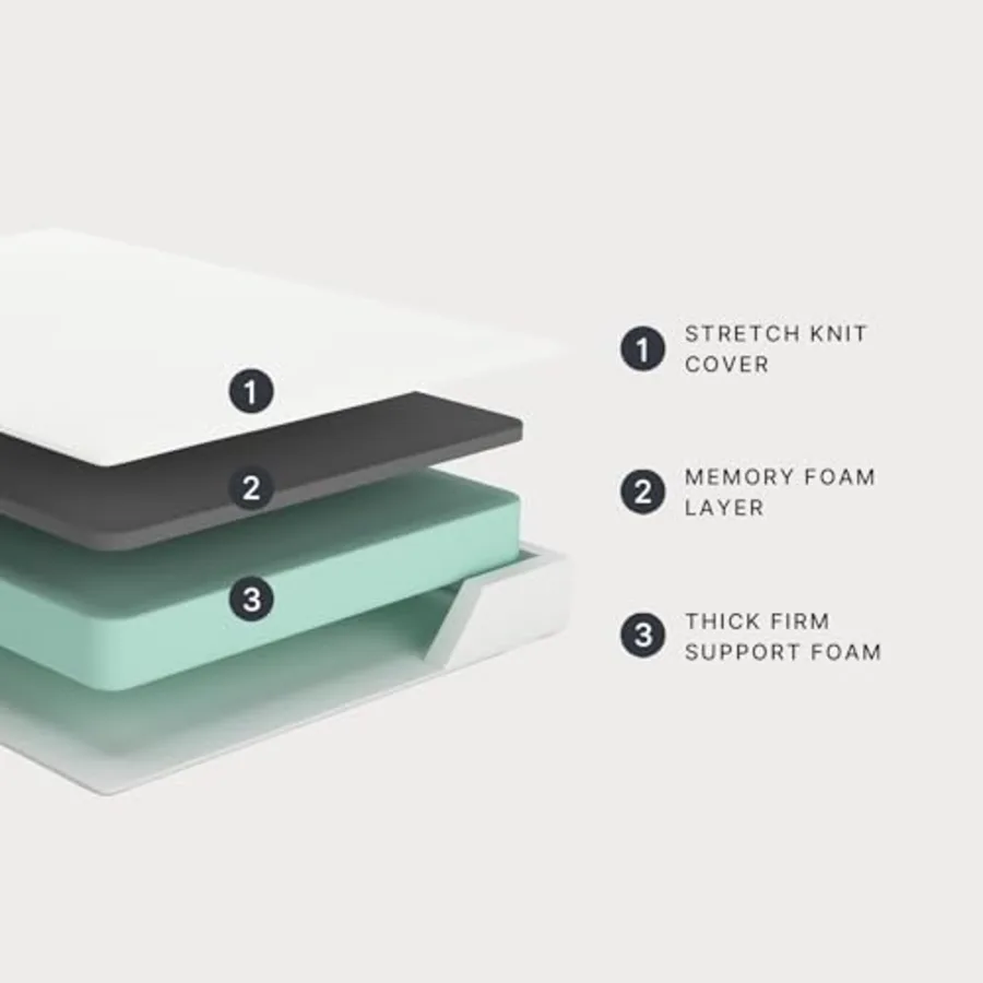 Twin Size Chime 8 Inch Medium Firm Gel Memory Foam Mattress view 3