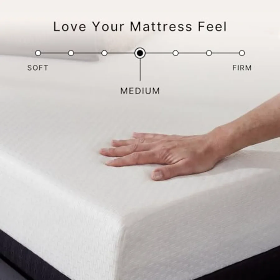 Twin Size Chime 8 Inch Medium Firm Gel Memory Foam Mattress view 5