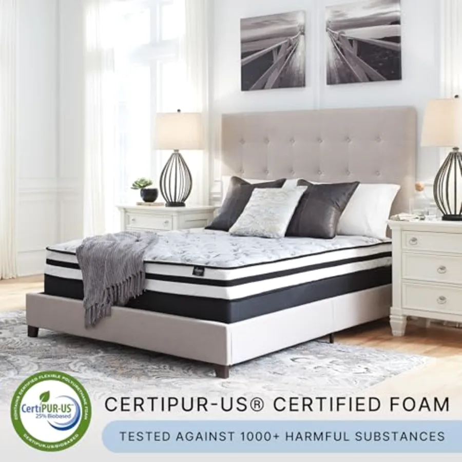 Twin Size Chime 8 Inch Medium Firm Innerspring Mattress view 4