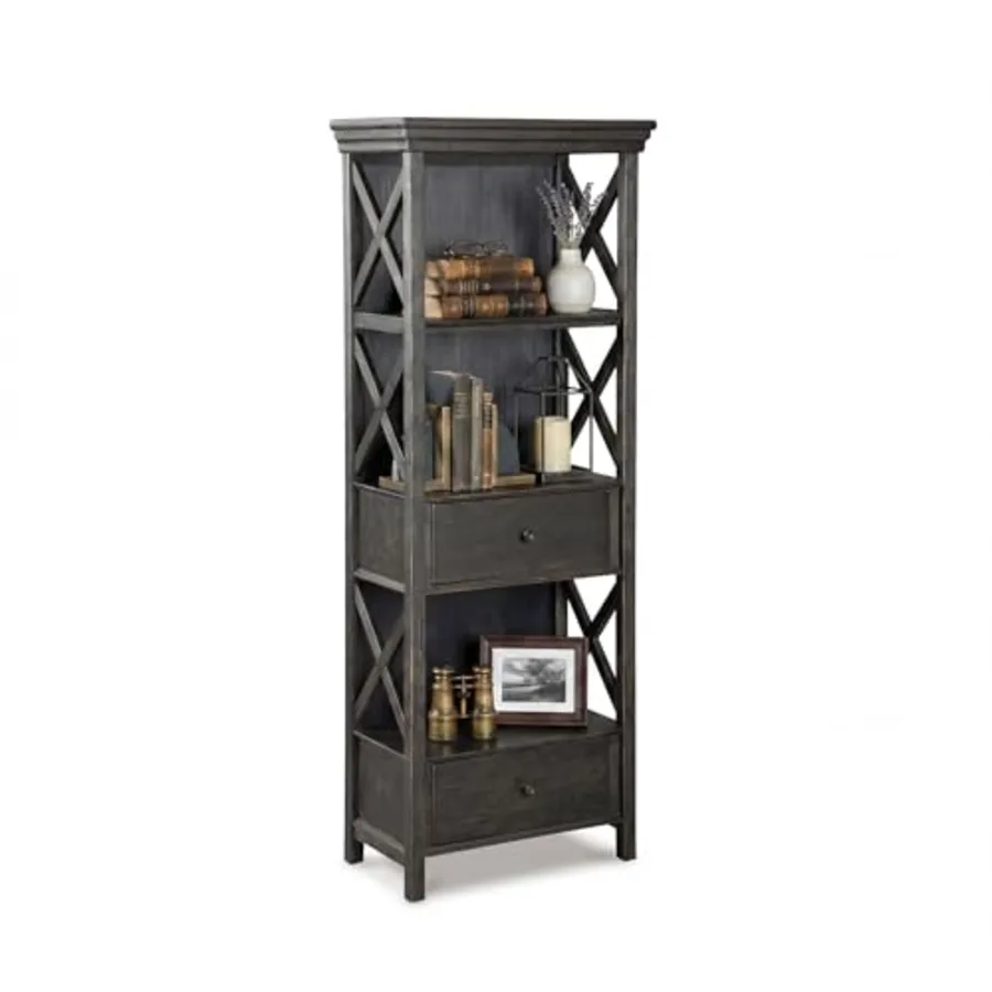 Tyler Creek Casual Farmhouse 75" Display Cabinet or Bookcase