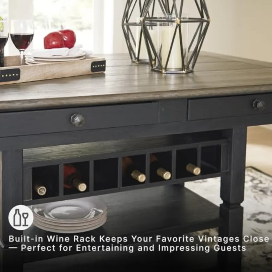 Tyler Creek Farmhouse Rectangular Counter Height Dining Table view 5