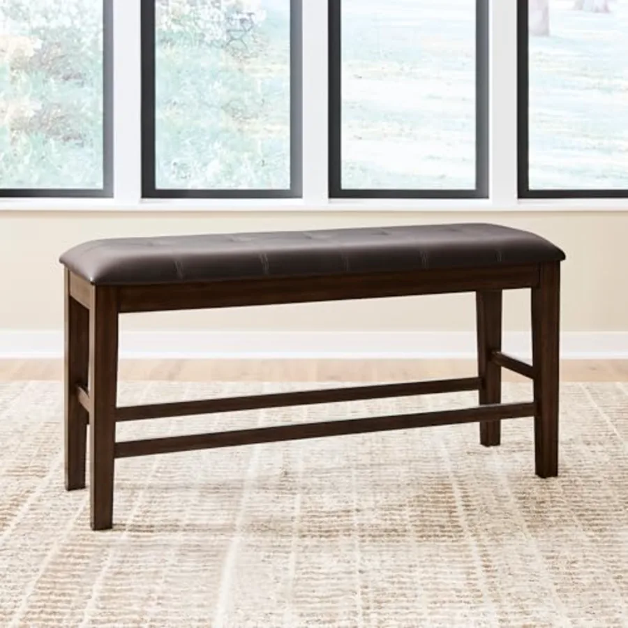 Upholstered Counter Height Dining Bench view 2