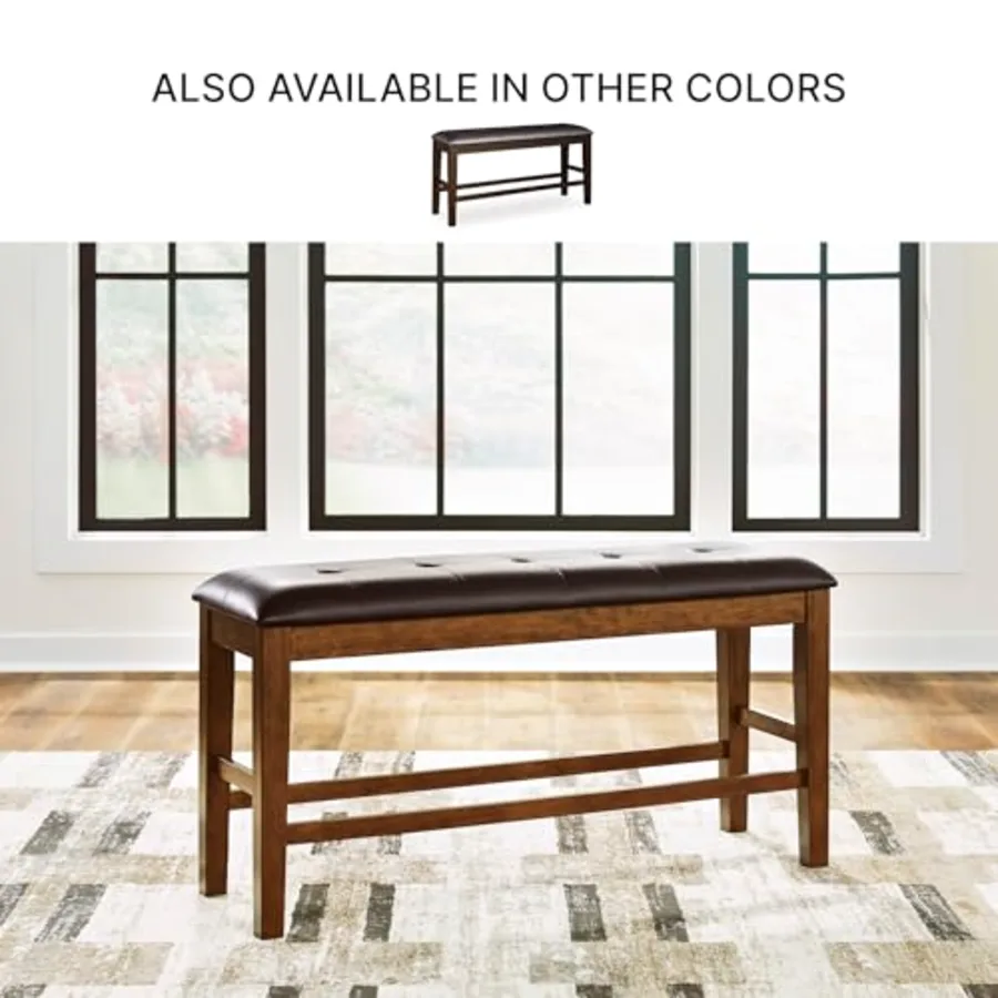 Upholstered Counter Height Dining Bench view 5