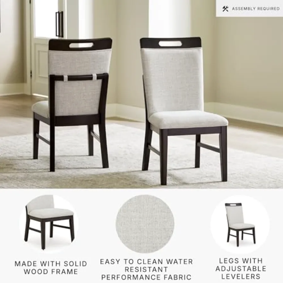 Upholstered Dining Chairs Set of 2 view 4