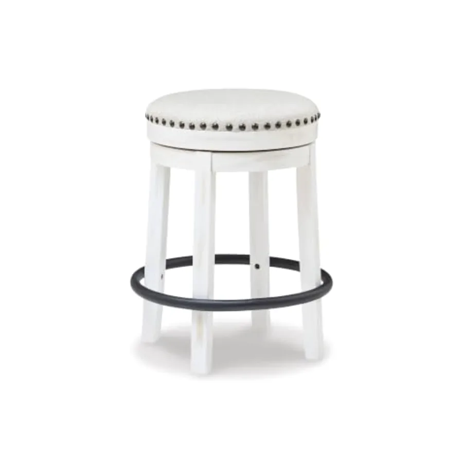 Valebeck Casual Upholstered Swivel Stool