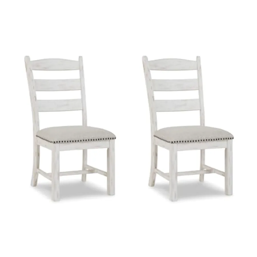 Valebeck Farmhouse Cushioned Dining Chair