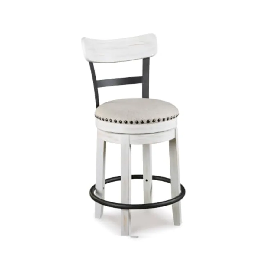 Valebeck Modern Swivel 24.5" Counter Height Barstool